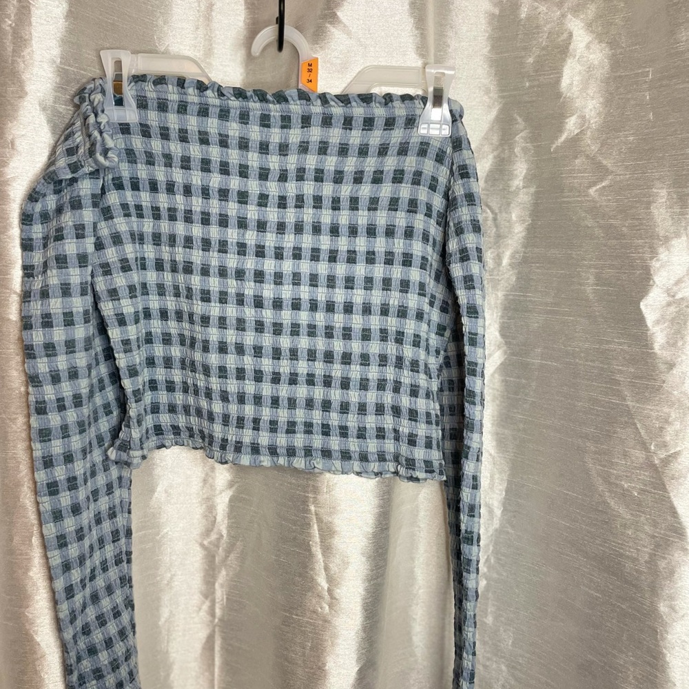 Off the shoulder crop top